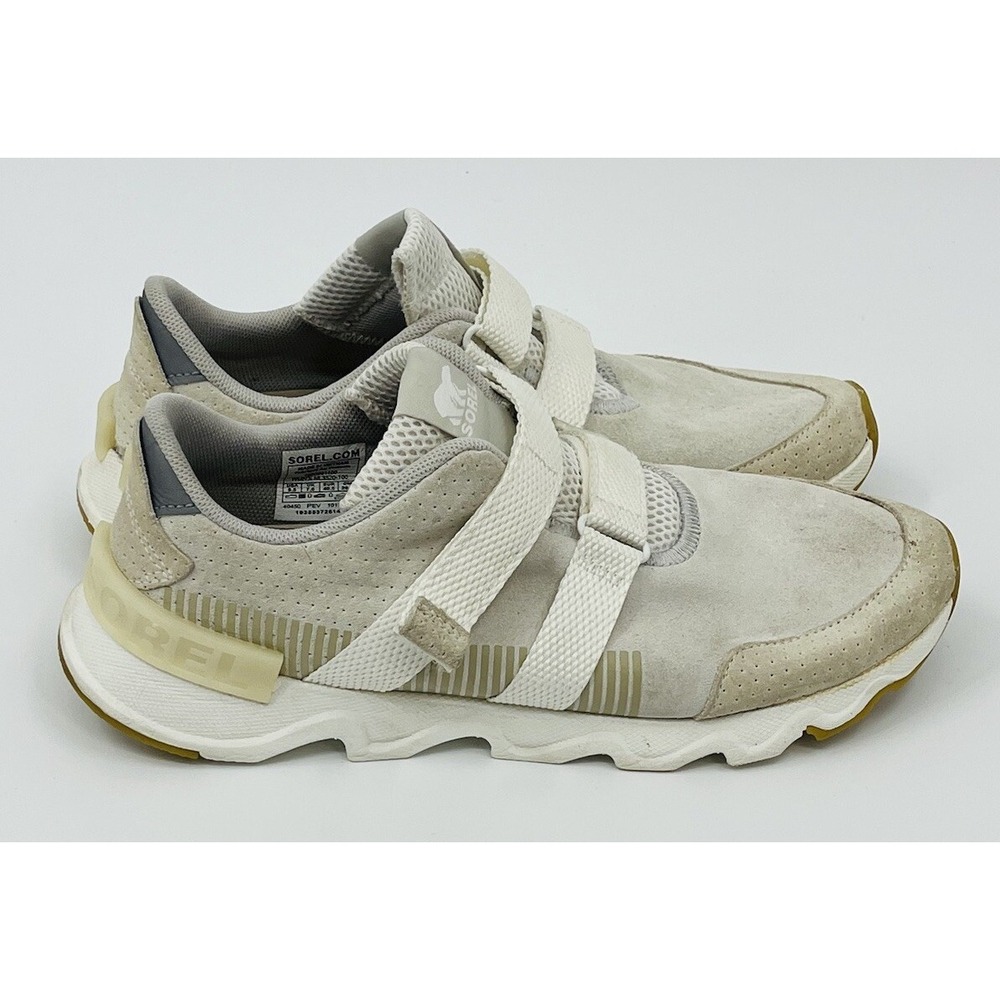 Sorel Shoes Women's 9.5 Kinetic Lite Strap Suede NL3520-100 Sneakers